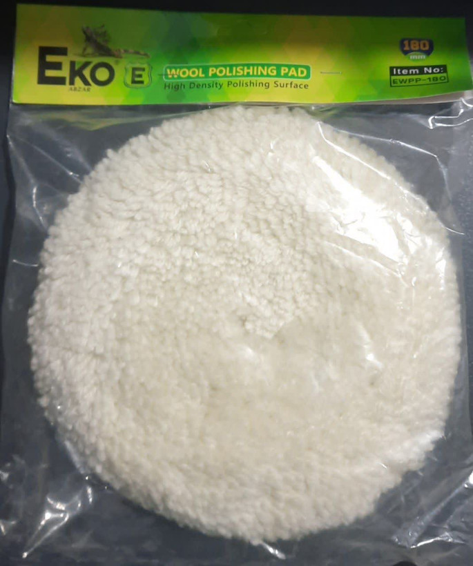 پد پولیش پوست بره ای پشمی اکو سایز 180 مدل EWPP-180