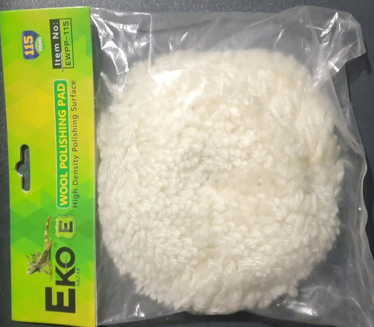 پد پولیش پوست بره ای پشمی اکو سایز 115 مدل EWPP-15