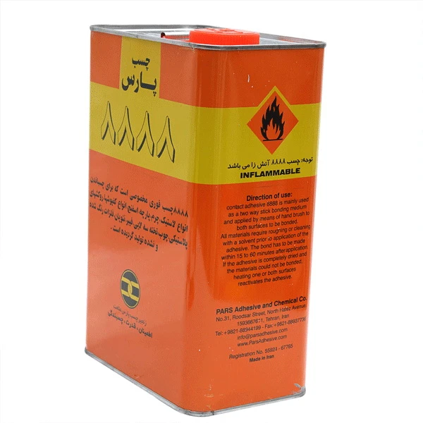 چسب صنعتی پارس مدل 8888 حجم 3لیتر